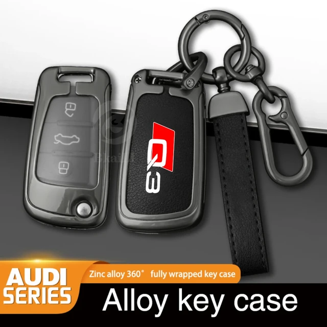 Custodia per chiave a distanza intelligente per auto in lega di zinco  custodia per Audi Q3 SQ3 8U F3 RSQ3 2019 2023 accessori per portachiavi con  LOGO personalizzato - AliExpress