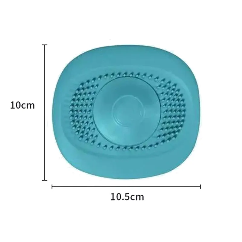 Rubber Sink Drain Strainer Hair Catcher for Bathroom Washbasin