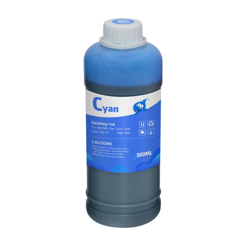 HINICOLE 500ML Universal Compatible Black Refill Ink Cartridge For HP Epson Canon Brother CISS System Refill Dye