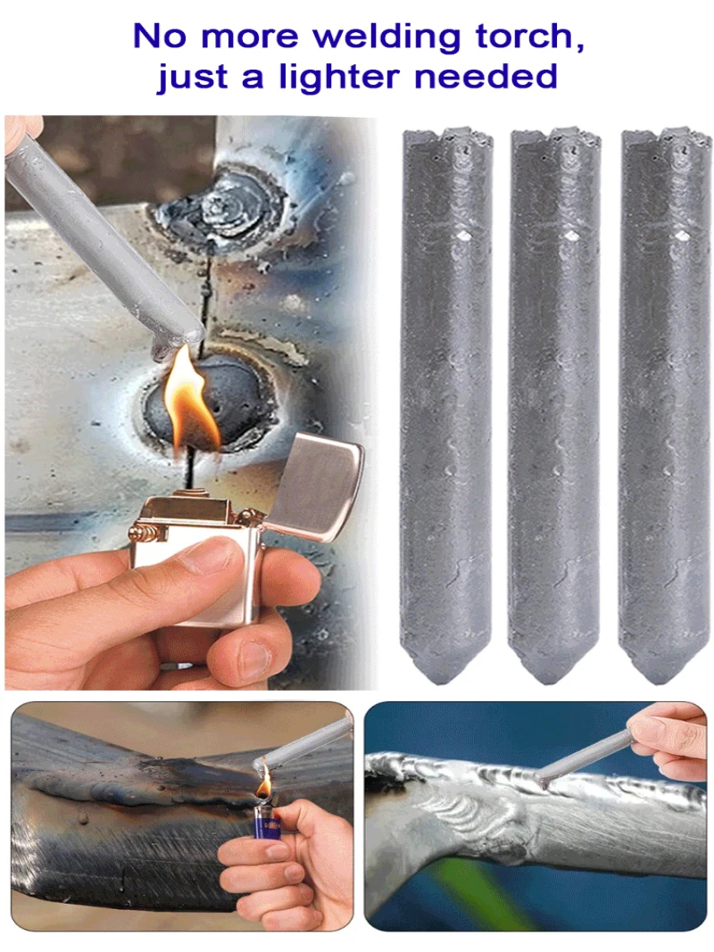 Household welding rod repair copper iron aluminum stainless steel low temperature welding rod 3/6/9/12/15sticks welding rods aluminum welding rods tin solder rod