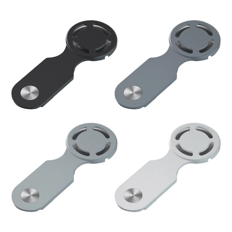 Magnetic Laptop Phone Holder Computer Monitor Side Cell Phone Mount Slim& Foldable FOR 13 & 12 Mag Safe Case. 