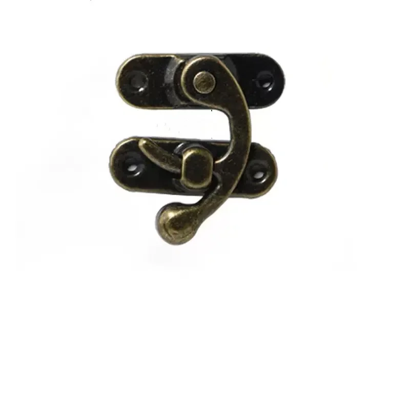 Toggle Latches Wooden Box Toggle Latch Hasp Hook Lock Closure for Jewelry Chest Gift Wine Case Leather Bag Handbag Suitcase with Screw 12pcs