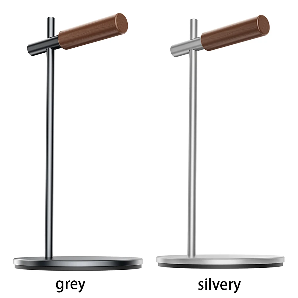 알루미늄 합금 데스크 이어폰 스탠드 미끄럼 방지 게임용 헤드셋 스탠드 랙 애플 비전 프로/에어팟 맥스/하이퍼엑스/비츠용 탈부착 가능