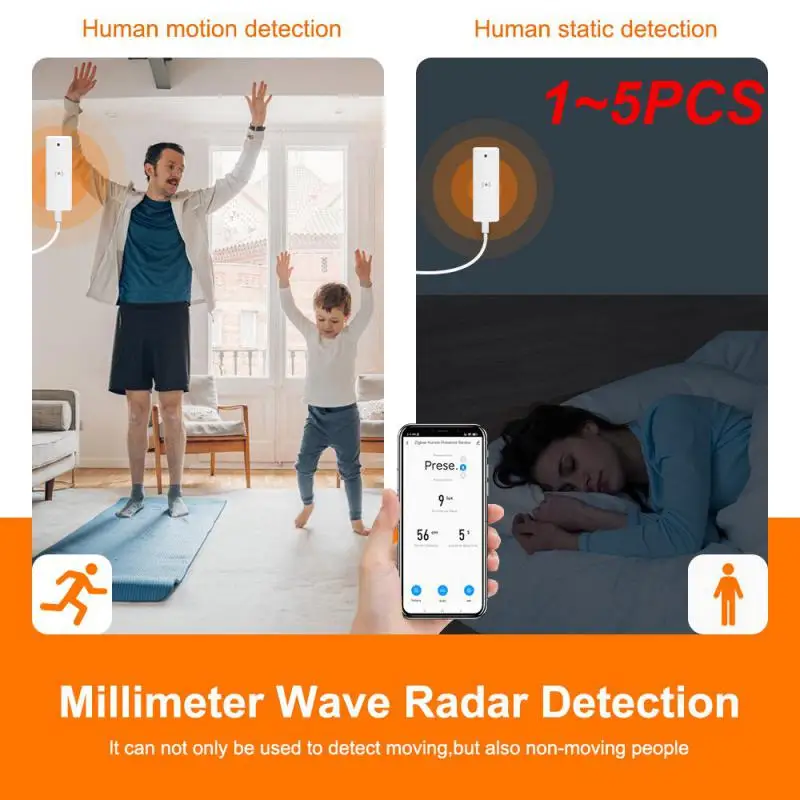 

1~5PCS Enhanced Lighting Control Tuya Presence Detector Innovative Superior Human Presence Lighting Control Lighting Lamp