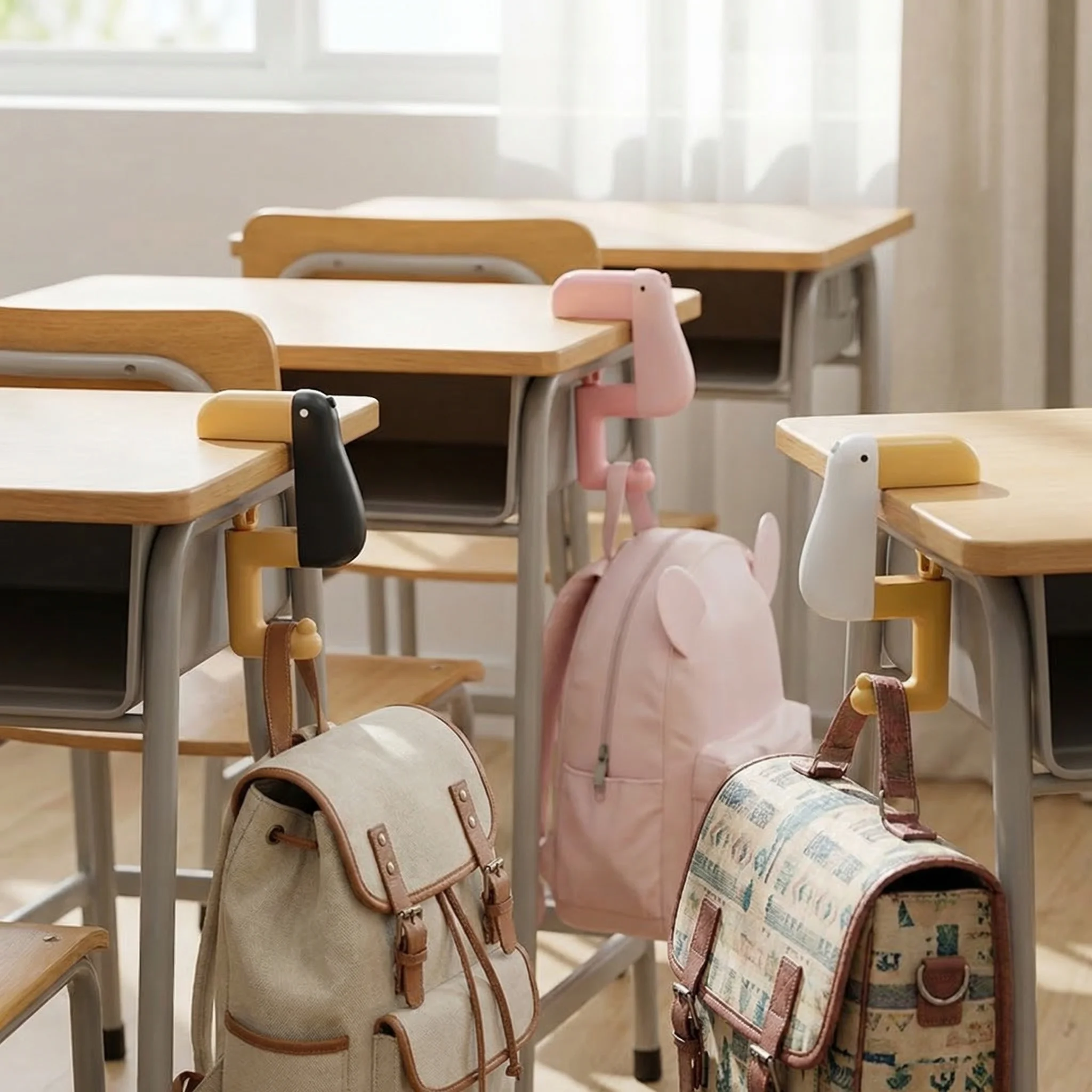 Portable Decorative Hook for Bags – Stylish Non-Punching Wall Hanger and Table Accessory