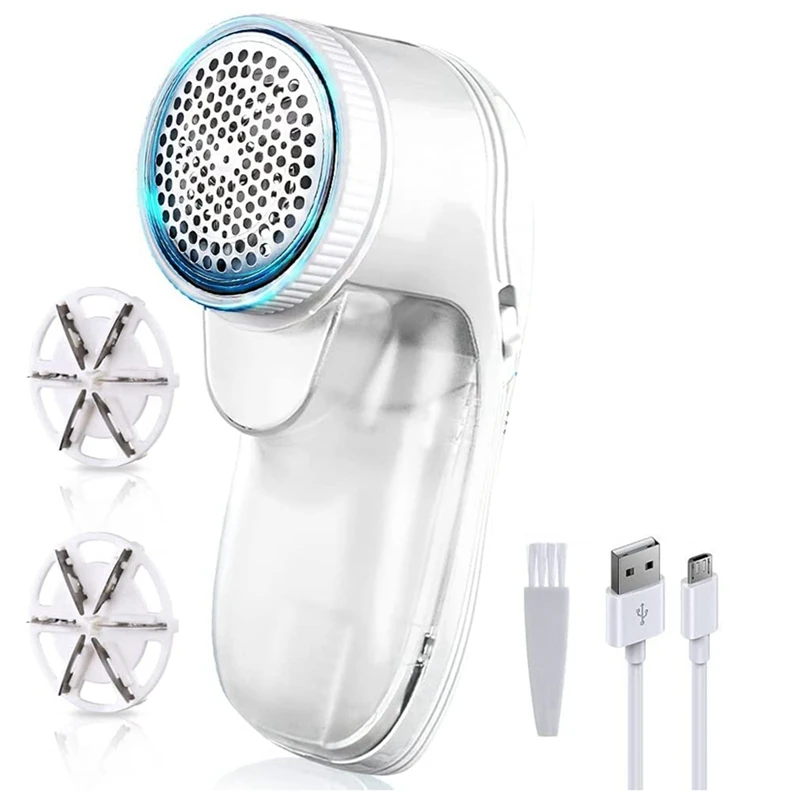 

Lint Shaver, Electric Lint Remover Brush, USB Charging, Electric Lint Shaver With 2 Blades,Portable Lint Shaver For Sofa