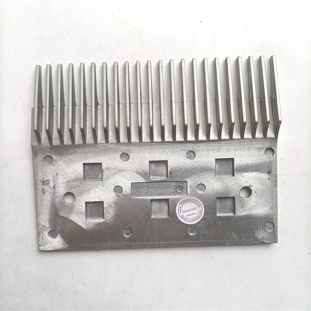 SFR247416 Escalator Comb Plate Aluminum 22T DAW-A305004N Frosted Surface L199mm W 154mm