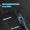 FOR Starlink Mini 3-in-1 To DC Power Cable,Mini Type-c Charging Cable Three-in-one To DC Power 5