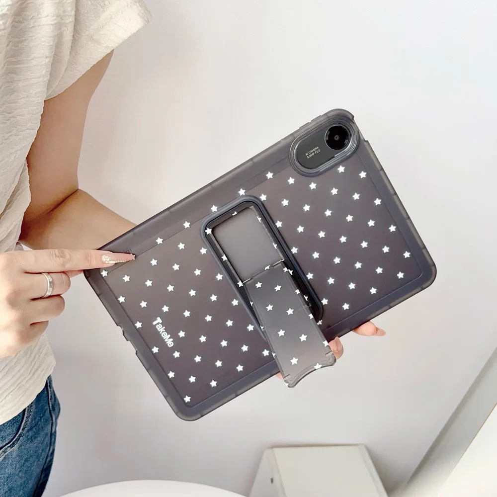Transparent Shockproof Printed Stand Tablet Protective Case