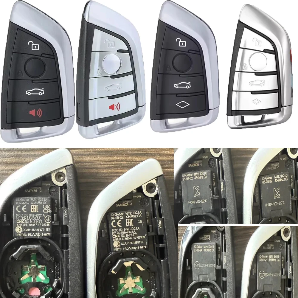 KEYECU รีโมทสมาร์ทคีย์ PCB ของแท้ 315MHz CA /434MHz CA CG สำหรับ BMW G Series G20 G30 G32 G11 G15 G29 N5F-ID21A / ID21B / ID21C