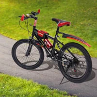 20 "VTT pour enfants 7 vitesses vélo freins à double disque unisexe vélo pour enfants hauteur réglable garçons filles vélo d'équitation 5