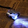 Portable Mini Pocket 60X Microscope Jeweler Loupe Lens Illuminated Jewelry Insect Magnifier Glass 3 LED With UV Light Microscope 3