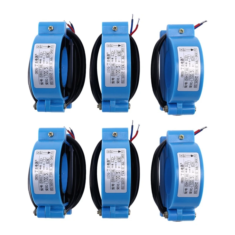 

6 Piece / Batch Small Ac Current Transformer Ct 100A/5A Level Current Transformer Ac Split Core Ct Sensor