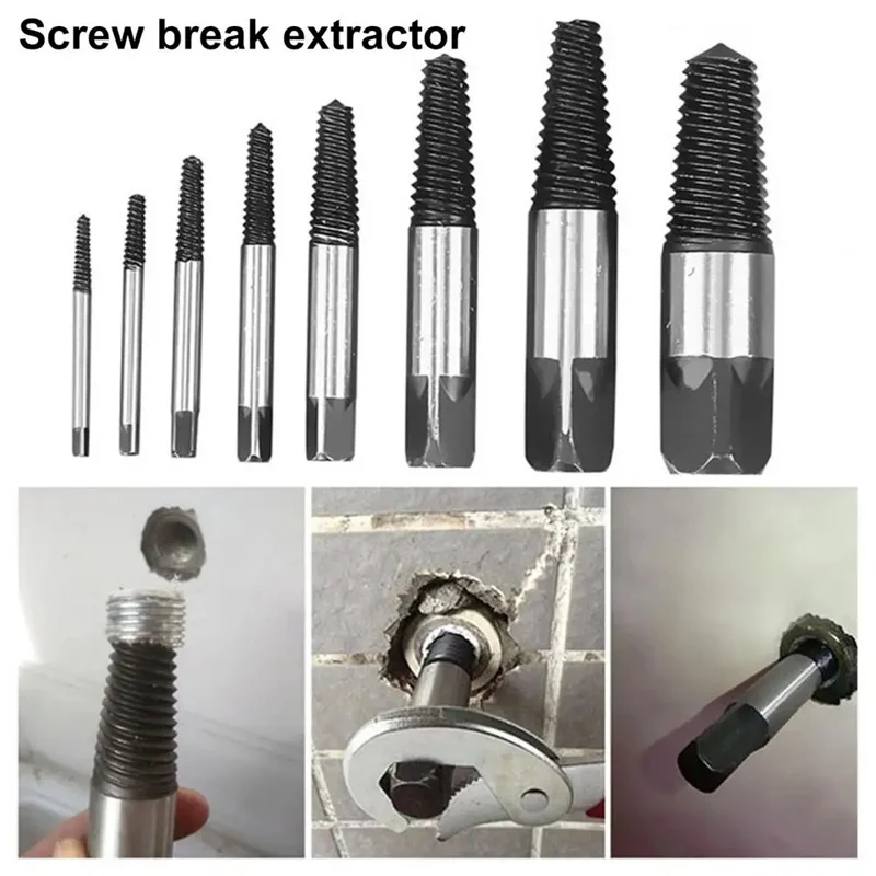 Set Di 6 Punte Da Trapano Per Estrattore Di Viti Strumento Di Rimozione - Foto 11