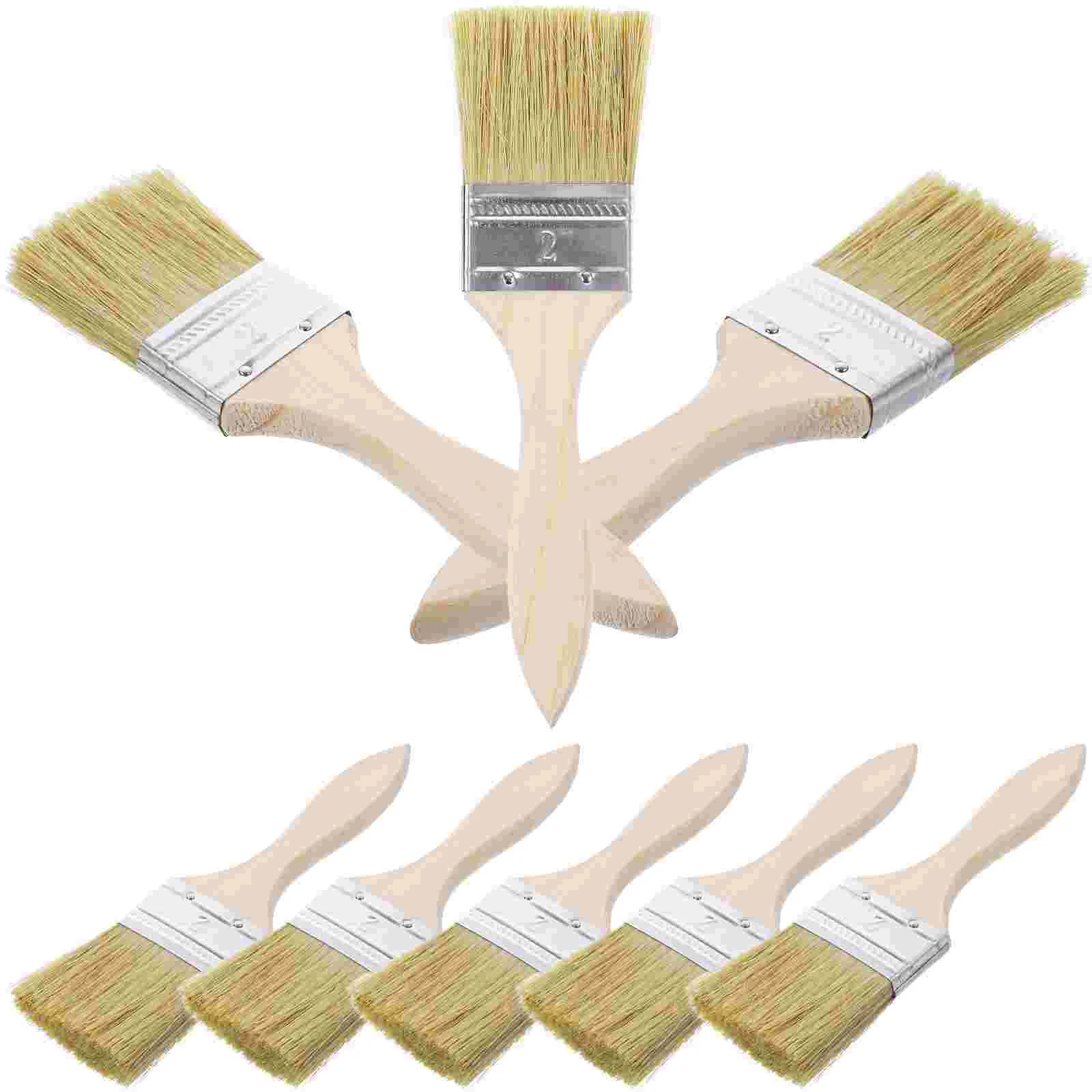 

Paint Brushes Durable Wooden Handle Bristle Premium Painting Tool Brush for Furniture Home Wall Painting