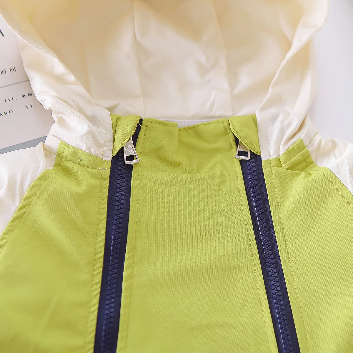 Autumn Ins New Kids Baby Boys Outdoor Jackets Contrast Hooded Zipper Long Sleeve Toddler Boys Coat Children Outerwears