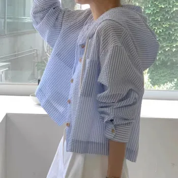 Women Shirt Summer Fashion Sunshade Long Sleeve Casual 1