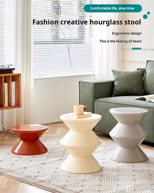 INS Plastic Sofa side table Living room Corner low table design