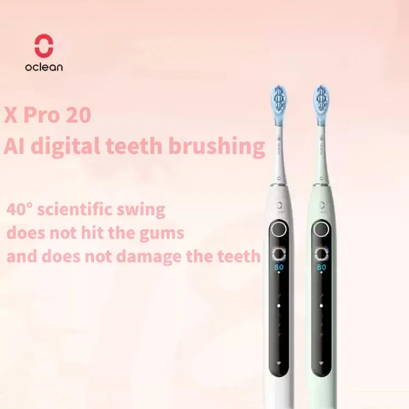 Oclean X Pro 20 AI Micro-Sweep Vibration Adult Electric Toothbrush Visualization Can Relieve Vibration