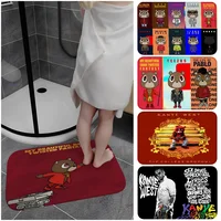 1PC K-Kanye Y-Ye West Rapper Floor Mat Entrance Door Mat Washable Non-Slip Living Room Sofa Chairs Area Mat Kitchen Doormat 1