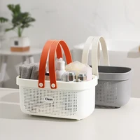 Plastic Storage Baskets with Handles, Shower Caddy Shelf Organizers Basket for Bathroom, Kitchen, Dorm Room basket Bathroom 2