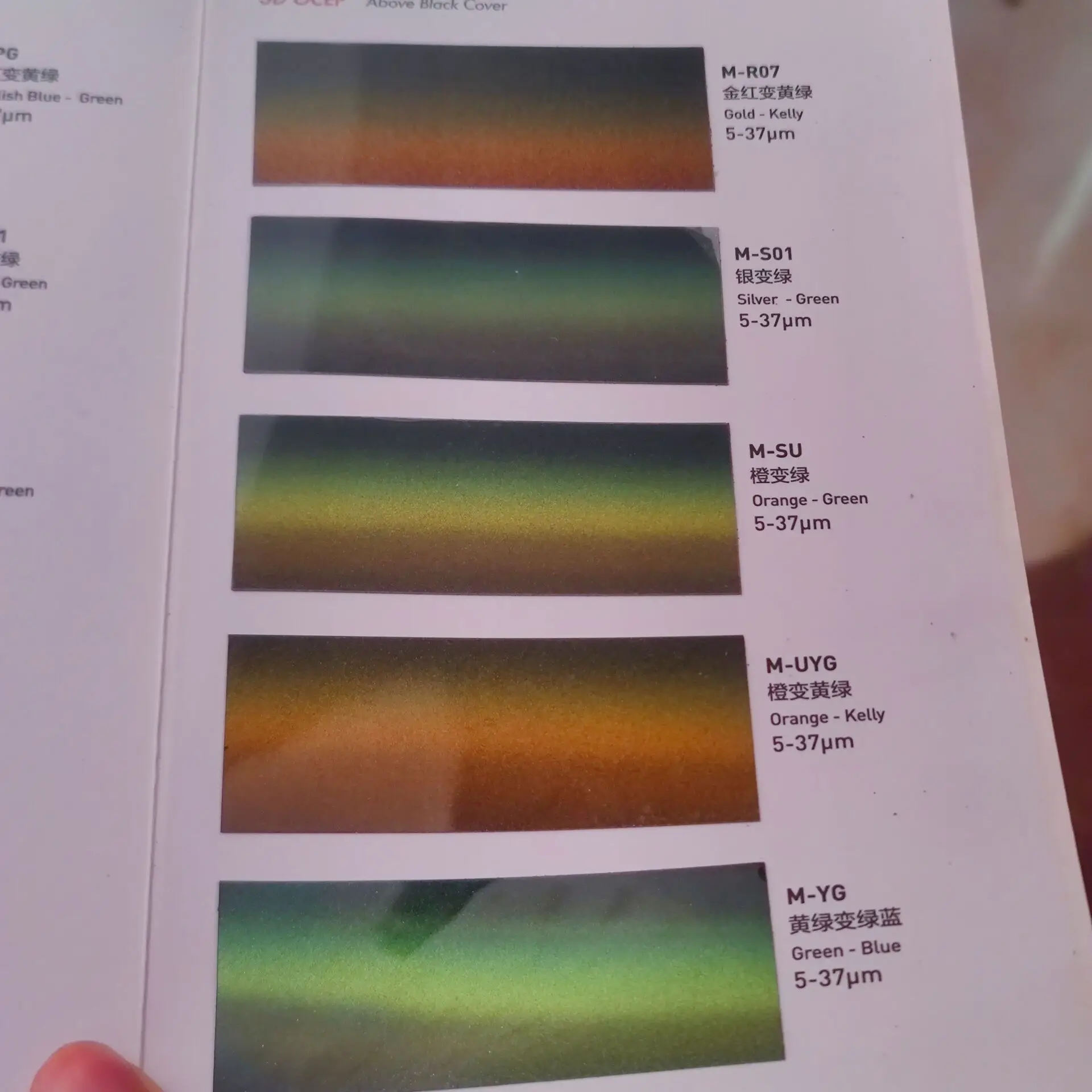 1g Intense optically variable Chameleon Color Shift 3D magnetic ink For for security printing document