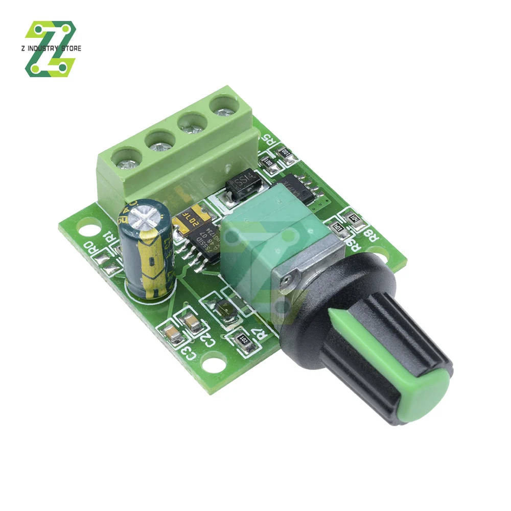 DC Motor Speed Controller Motor Speed Controller Electric Motor Speed Controller Fan Speed Controller DC 1.8V-15V 2A 30W PWM Adjustable