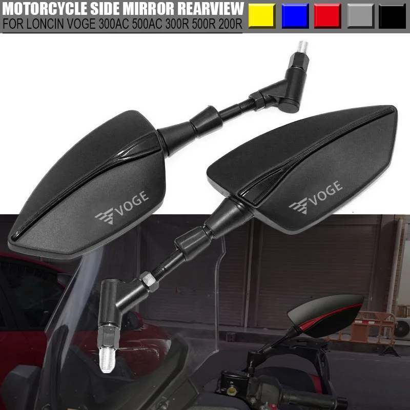 Per Loncin Voge 300Ac 500Ac 300R 500R 200R Specchietti Retrovisori Per Specchietti Laterali Per Moto Cnc In Alluminio