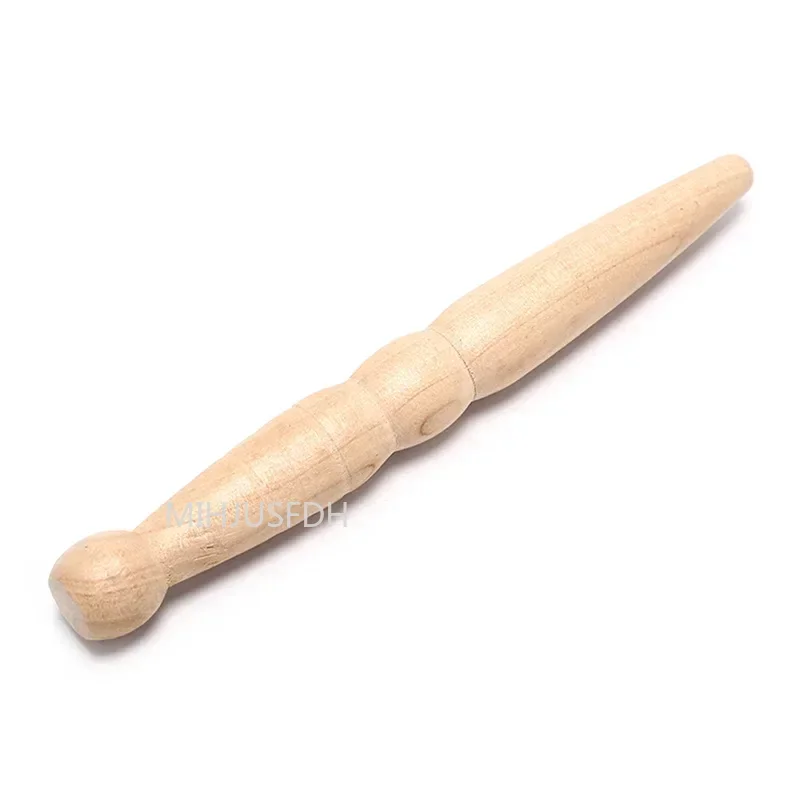 Natural Wooden Foot Body Massage Stick Muscle Soreness Relieving Relaxing Tool Foot Reflexology Massager