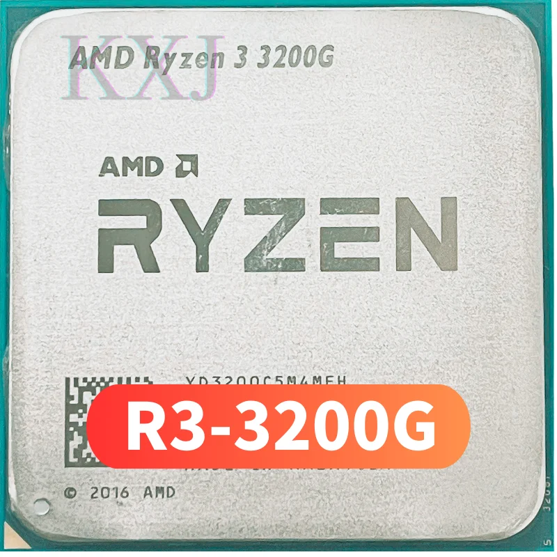 

AMD Ryzen 3 3200G R3 3200G 3.6 GHz Quad-Core Quad-Thread 65W 12NM CPU Processor YD3200C5M4MFH Socket AM4