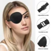 One Eye Patch Pirate Slap Flap Medical Adult Blindfold Cosplay Aldult Child Patches Stickers Kids 3