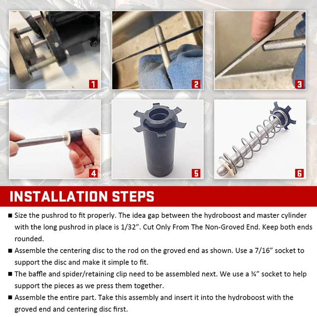 Hydroboost Pushrod Kit 129496SHKIT, 40 OFF