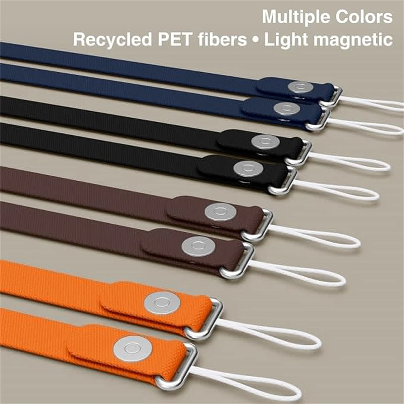 Magnetic Crossbody Phone Lanyard with Universal Clip and Woven Strap