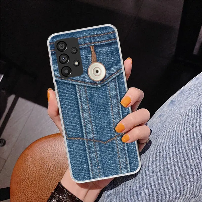 Jeans Cowboy Denim Printed Phone Case