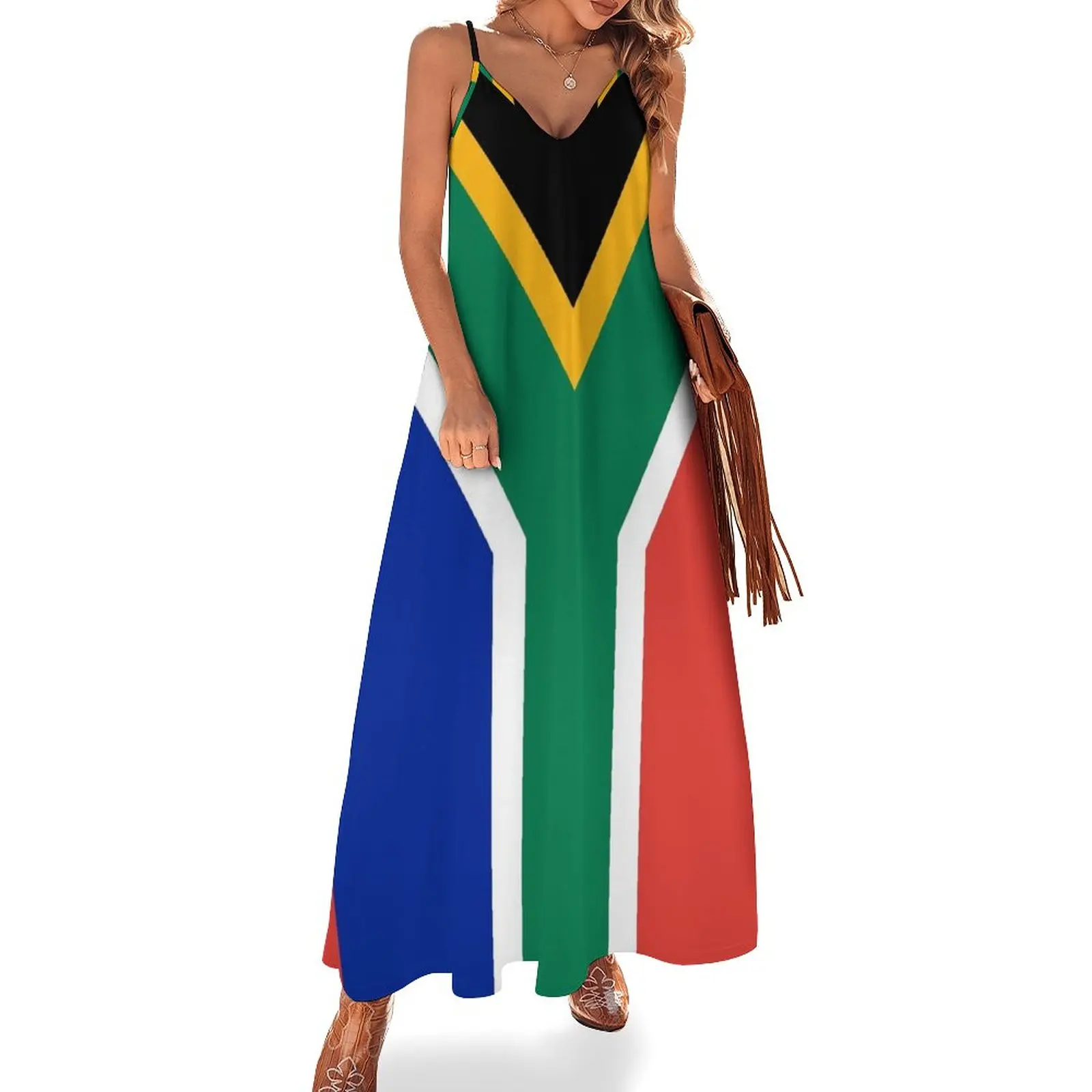 

New South African Flag Gifts, Masks, Stickers & Products (GF) Sleeveless Dress summer dresses ladies 2023