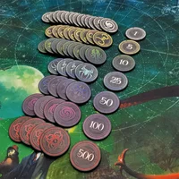 10PCS Ceramic Poker Chips 39mm Personalized Constellation Design Texas Hold'em Poker Chips 2