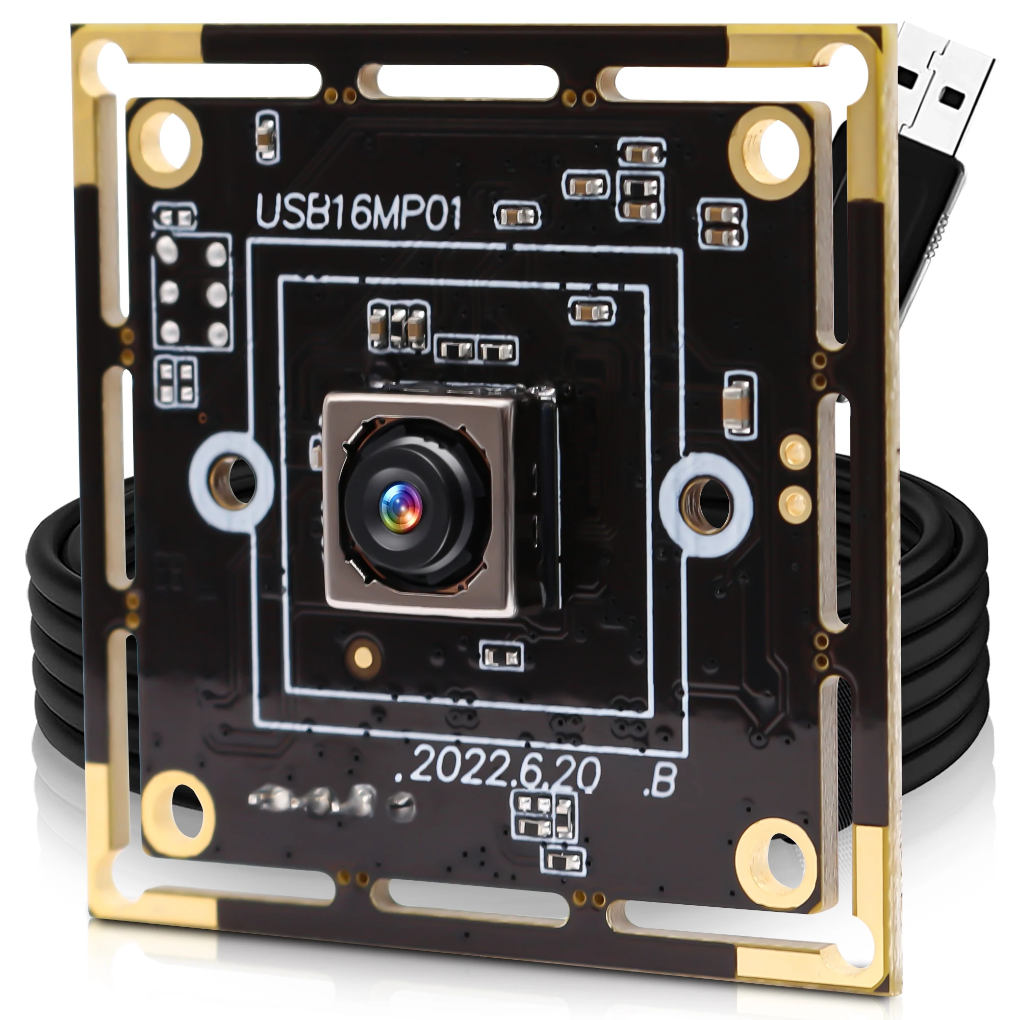 ELP 16MP Autofocus USB Camera Module with 68 degree Mini Size