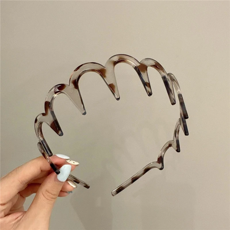 Korean Women Hair Comb Headband Plastic U 