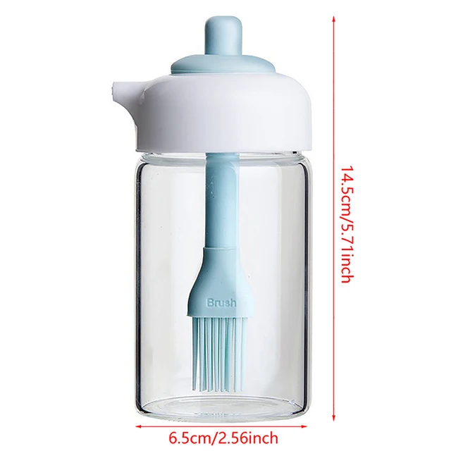 Bouteille d'huile multifonctionnelle avec brosse en silicone, pulvérisateur  d'huile 2 en 1, distributeur d'huile d'olive BBQ, accessoires de cuisine,  550ml - AliExpress