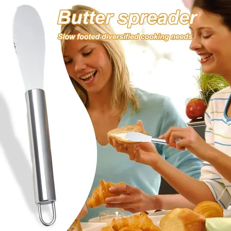 Stainless Steel Butter Cutter Cheese Jam Spreaders Wipe Cream Cutter Utensil Multifunction Butter BreadKnife Kitchen Gadget