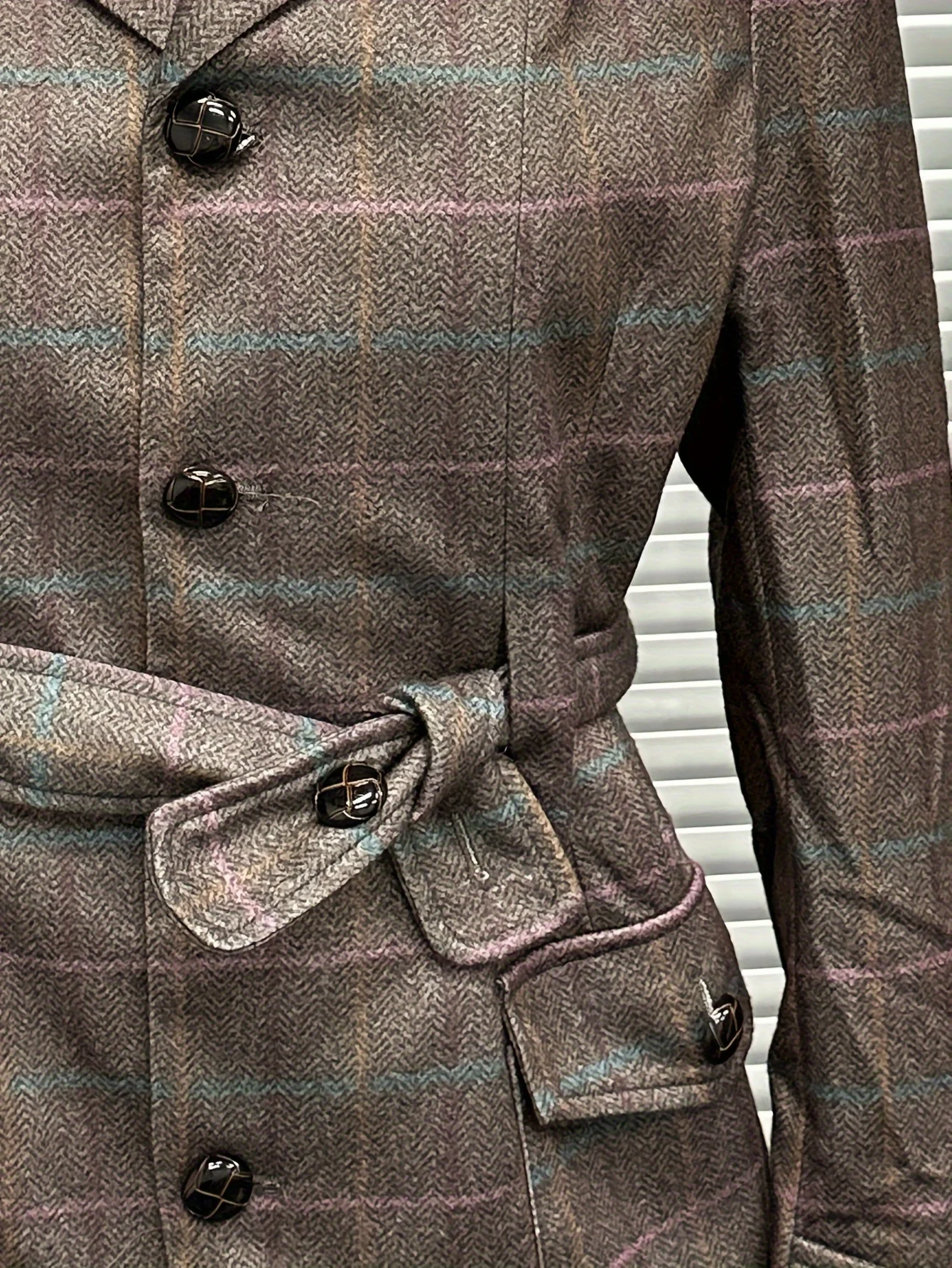 New Men Blazers Retro Plaid Elegant Blazer Men's Formal Single Breasted Flap Pocket Lapel Suit Jacket for Spring Fall Business