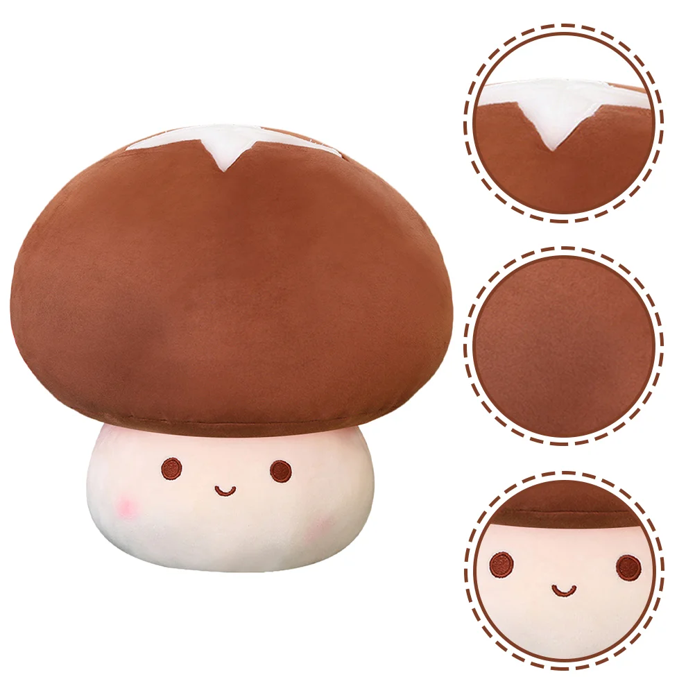 

Детские летние подушки Подушка "гриб", реалистичные набивные растения, ПП хлопок, для дивана