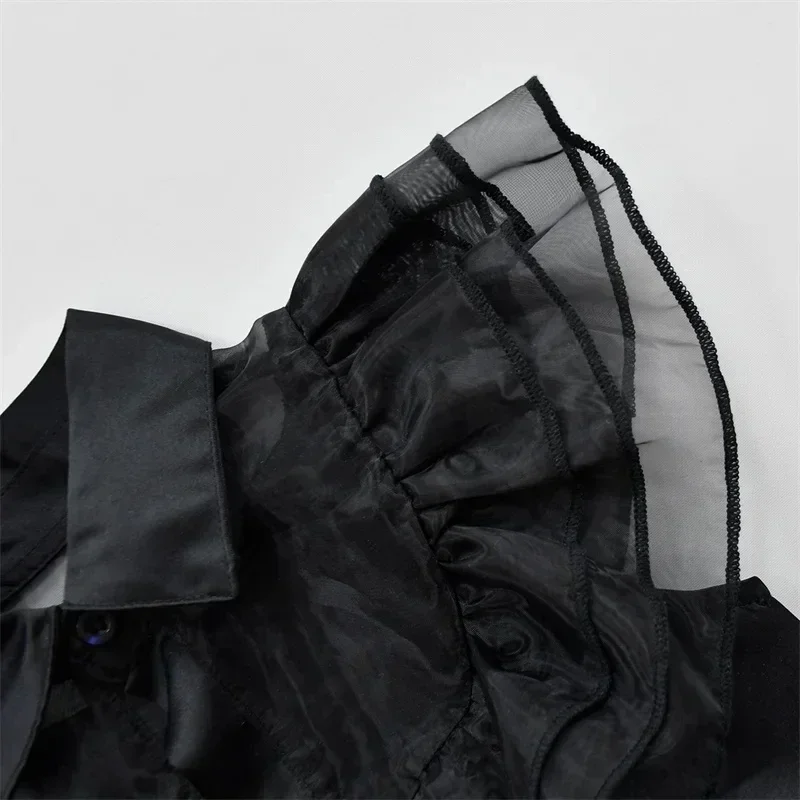 Cosplay Costume Kids Girls Dress Halloween Dress Outfit Wednesday Addams Dress Up Costume for Girls Birthday Halloween Cosplay Party Dress with Wig Socks Belts For Kids 2-12 Years