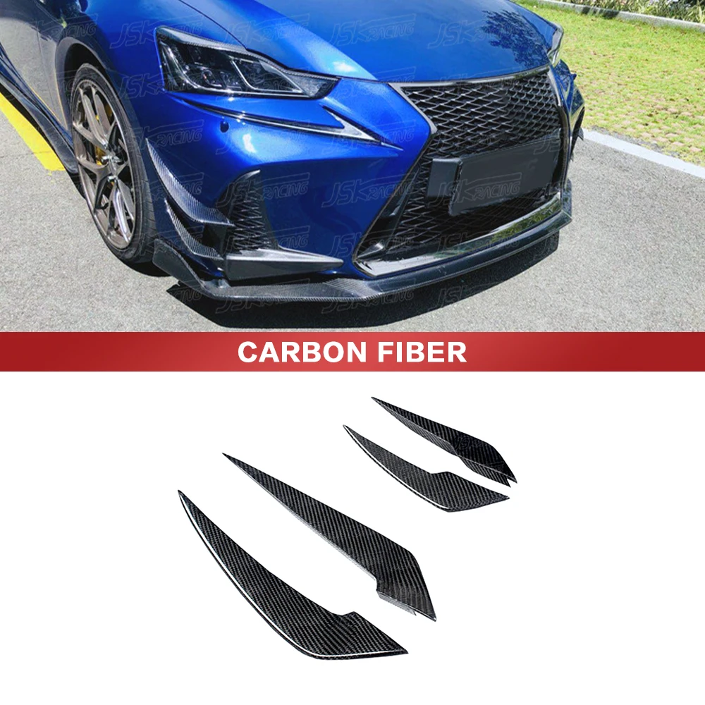

Carbon Fiber Front Bumper Canard For Lexus Is300 2017-2018