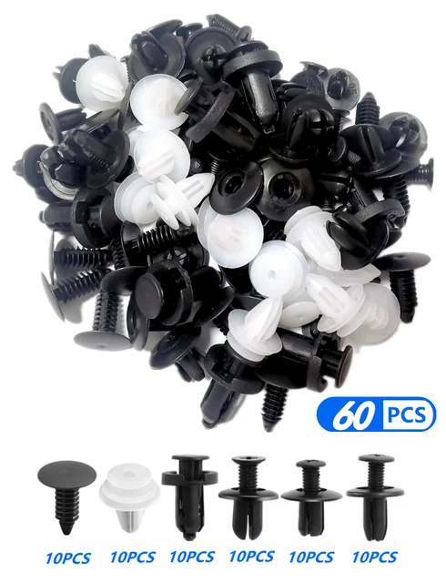 60pcs car Fastener Clip Mixed bolt screw for Honda Honda Accord 8 9 10 Airwave Civic 10 NSX 2 Car Accessories