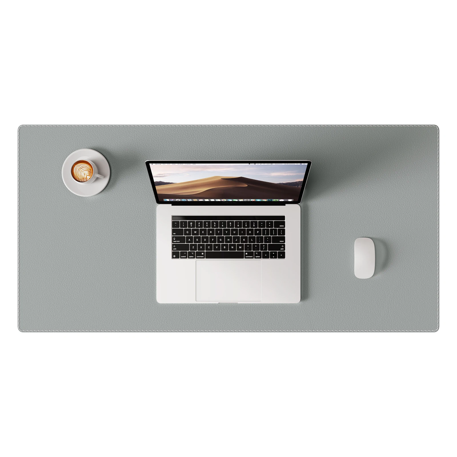 Premium PU Leather Desk Blotter: Non-Slip, Stitched Edges, Multi-Functional Desk Pad for Home, Office, or School