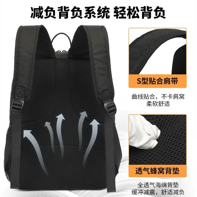 Backpack football bag, waterproof sports equipment bag, outdoor basketball volleyball bag, convenient and lightweight 4