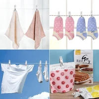 10/20Pcs Stainless Steel Clothes Pegs Washing Clips Household Sealing Clip Windproof Clips Hang Pins Metal Clips Clamps 1