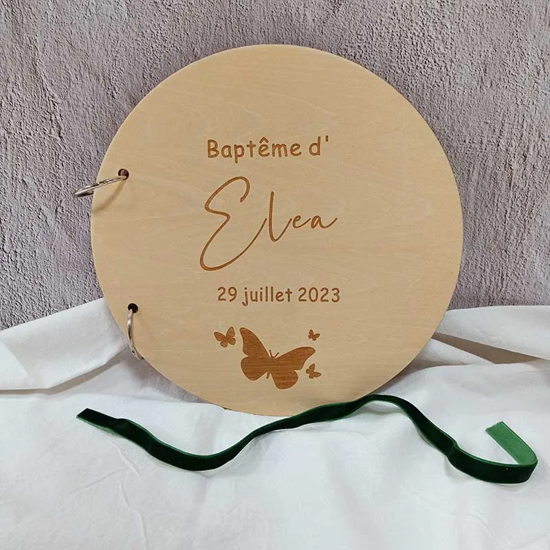 Personalized Baby Shower Guestbook Wedding Guest Book First Holy Communion Baptism Message Book Wedding Party Accessories