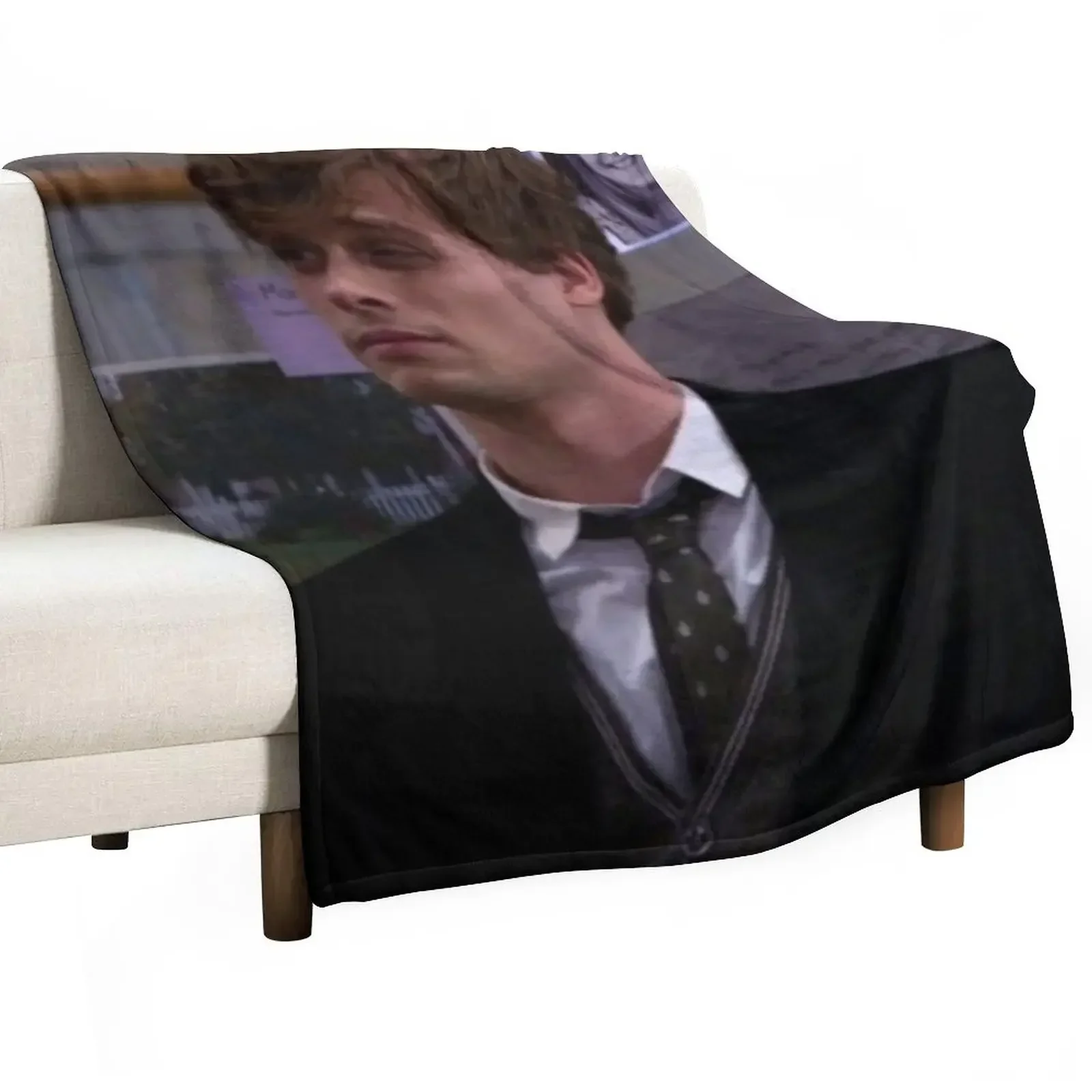 

Spencer Reid Throw Blanket Blankets For Bed Nap Plaid on the sofa Blankets